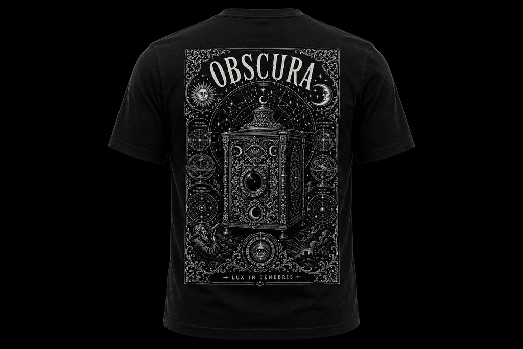 LUX IN TENEBRIS — Camera Obscura Tee