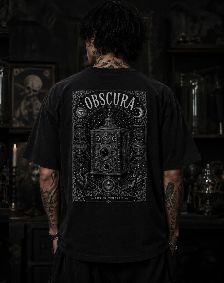LUX IN TENEBRIS — Camera Obscura Tee